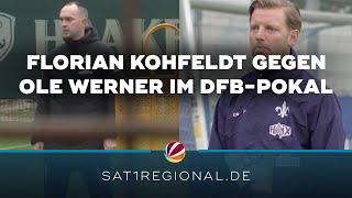 Florian Kohfeldt gegen Ole Werner im DFB-Pokal