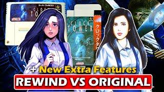 CLOCK TOWER REWIND Vs ORIGINAL Mode Comparison, New Extra Features & Credits Song Showcases