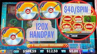 Big Jackpot Betting $40/Spin  On Dragon Legends & HNMP