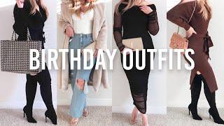 BIRTHDAY OUTFITS LOOKBOOK TRY ON HAUL! Dresses, Tops, Leather Pants, Jeans feat. Fashion Nova