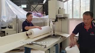 Semi automatic maxi roll toilet paper production line