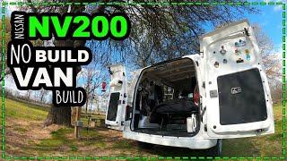 Nissan NV200 No Build Van Build Conversion - Simple Inexpensive Stealth Micro Camper Conversion