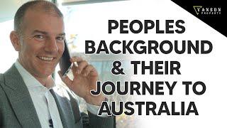 Peoples background and their journey to Australia