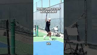 How to Hit Backhands in Pickleball #pickleball