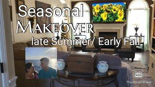 "Transform Your Home: Late Summer to Early Fall Decor Tips & Tour!"