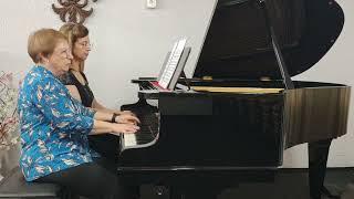 Valsa n° 2 - Opus 39 - Johannes Brahms #Pianoa4 mãos