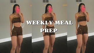 Weekly Meal Prep | Grocery Haul | What I Eat Each Week for Gains