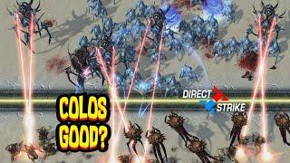 Can Zerg win vs Colossus? StarCraft 2: Direct Strike