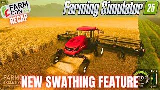 NEW SWATHING FEATURE! - Farming Simulator 25