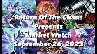 Yu-Gi-Oh! Team ROTC: Market Watch September 26, 2023