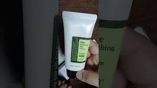 cosrx aloe vera suncreen review #cosrx #sunscreen #makeup  #nowhitecast