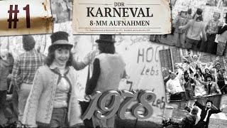 DDR Karnevalsumzug in ostdeutscher Kleinstadt 1978 (#1) Privataufnahmen 8mm BCC Bleicherode Hippies