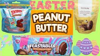 Skippy PB Bunny, Favorite Day (Target) Peanut Butter Eggs, MrBeast Feastables Peanut Butter Eggs