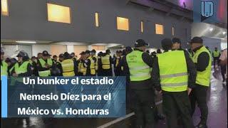 Extremas medidas de seguridad en el Nemesio Díez; así se vivió el color del México vs. Honduras