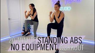 20-MINUTE INTENSE STANDING ABS WORKOUT / NO EQUIPMENT / LOW-IMPACT / RIPPED ABS