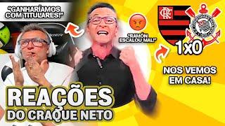 "RESOLVEMOS EM CASA!" OLHA COMO O CRAQUE NETO REAGIU A FLAMENGO 1X0 CORINTHIANS PELA COPA DO BRASIL