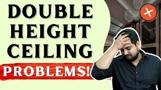 Problems with Double Height Ceiling? | Double Height Wall Designs | Double Height Living Room Design