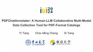 PDFChatAnnotator [IUI 2024]