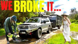 SHAKE DOWN CAMP TRIP in our new 4x4 towing our offroad caravan / OFFGRID OVERLANDING Australia