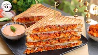 This is the Best Sandwich for Iftar  Tandoori Chicken Sandwiches by (YES I CAN COOK)