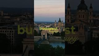 my trip to budapest! #vlog #travel #budapest #cinematic