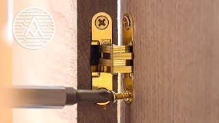 Installing INVISIBLE HINGES with Hand Tools | SOSS