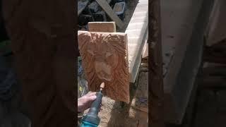 Carving a lion's face tutorial