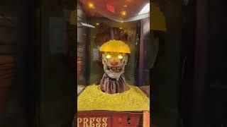 Creepy popcorn clown