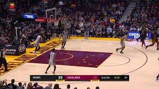 2nd Quarter, One Box Video: Cleveland Cavaliers vs. San Antonio Spurs