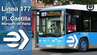 Viaje en la línea 177 de EMT Madrid | Plaza de Castilla - Marqués de Viana