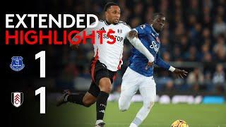 EXTENDED HIGHLIGHTS | Everton 1-1 Fulham | Late Drama Sees Points Shared