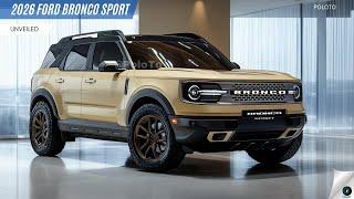 2026 Ford Bronco Sport enthüllt - der beste Offroad -SUV in seiner Klasse?