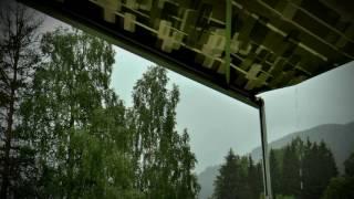 Nature Sounds: Rain Hitting/Falling on Tarp Tent Canopy Roof