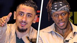 TENSE! AnEsonGib w/ KSI • Vs Slim Albaher FULL POST-FIGHT PRESS CONFERENCE | Misfits Boxing