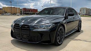 2022 BMW M3 Competition G80 Walkaround Review + Exhaust Sound