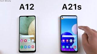 SAMSUNG A12 vs A21s Speed Test