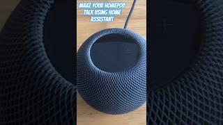 Make your HomePod talk using Home Assistant #smarthome #homeautomation