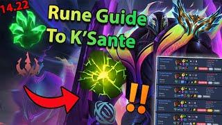 Why Aftershock is K’Santes BEST Rune, 14.22 Challenger K’Sante Rune guide | AATREUS