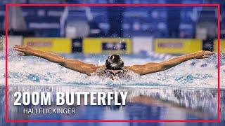 Hali Flickinger wins by over a second 200 Butterfly A Final | Phillips 66 International Team Trials