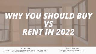 Why You Should Buy vs Rent in 2022