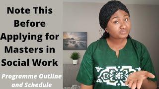 How Stressful and Busy is Masters in Social Work? | My Busy Schedules as a Social Work Student in UK