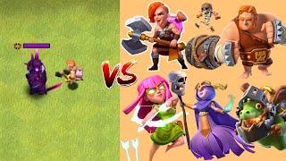 Super PEKKA Vs Super TROOPS | Clash of Clans Gameplay