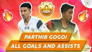 ISL 2022-23 All Goals & Assists: Parthib Sundar Gogoi | New Rising Star of #indianfootball