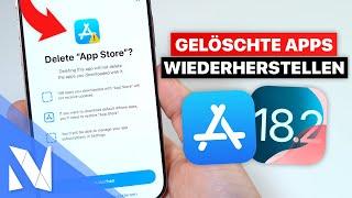 Gelöschte Apps wiederherstellen (App Store, Passwörter, Kamera, Fotos & mehr) | Nils-Hendrik Welk