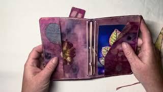 Eco Dyed Pocket sized. Field Notes Journal. Junk Journals. Refillable Journal Covers