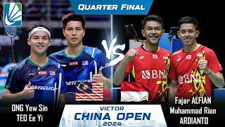 ONG Yew Sin /TEO Ee Yi vs Fajar ALFIAN /Muhammad Rian ARDIANTO | China Open 2024 Badminton