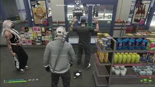 CG 3v5 a Group After Taking One of Them Hostage For a Store | Prodigy 2.0 GTA RP