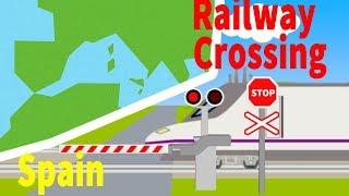 Railway Crossings of the World - SPAIN