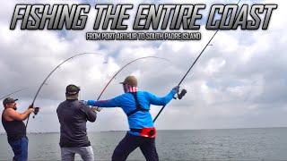 Fishing ENTIRE Texas Gulf Coast One Year Fishing Video