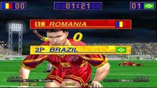 Virtua Striker 2 '98 -  Brazil Full Playthrough (Ranking Mode) (3:00 Length Time Playthrough)